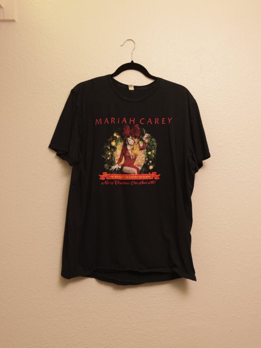 Mariah Carey Merry Christmas One and All The Holiday Tradition Returns Tour Tee